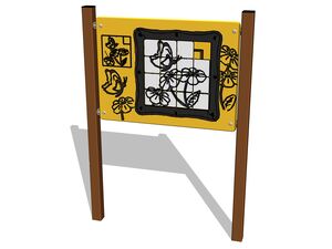 Educational panel - brown
