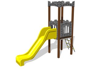 Game set castle UNH1057KW - brown