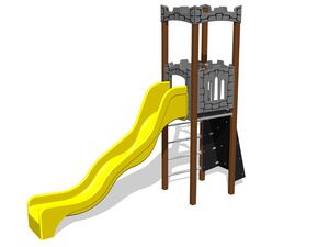 Game set castle UNH1017KW - brown
