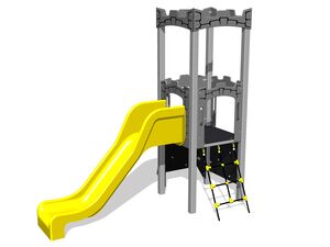 Game set castle 4UK10052KS - silver