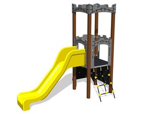 Game set castle UNH1052KW - brown