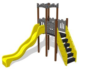 Game set castle UNH2004KW - brown