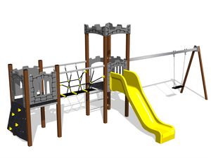 Game set castle UNH2032KW - brown