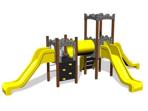 Game set castle UNH2034KW - brown