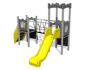 Game set castle - silver