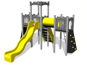 Game set castle UNH3008KS - silver