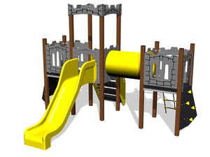 Game set castle UNH3008KW - brown