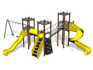 Game set castle UNH3015KW - brown