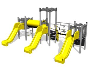 Game set castle UNH3017K - metal