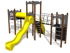 Game set castle UNH3018KW - brown