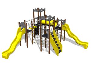Game set castle UNH4018KW - brown