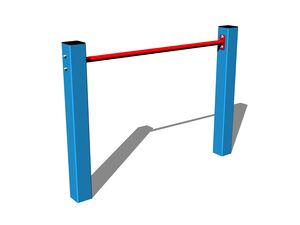 Fitness rack HR101K - metal (f.h. 1 m)