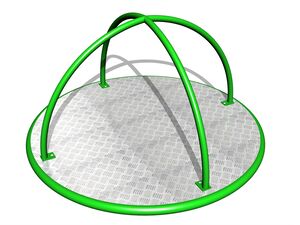Stand-up merry-go-round (mean 1,45 m) - green