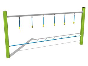 Monkey track Monkey ropes - lime