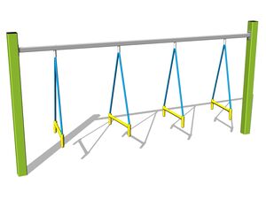 Monkey track Hanger - lime