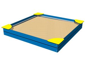 Sandpit with seats 2x2 m PIP2020