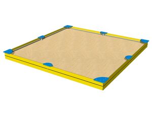 Sandpit with seats 4x4 m PIP4040