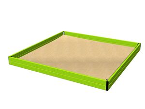 Sandpit 3x3 m - lime
