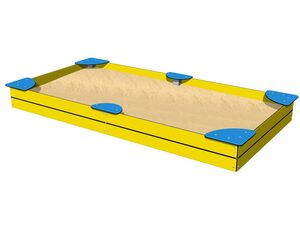Sandpit with seats 3x1,5 m