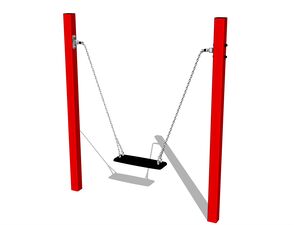 Chain swing - metal (f.h. 1,0 m)