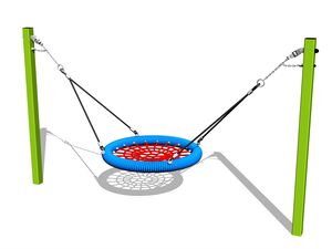 Chain swing Nest - metal (f.h. 1 m)