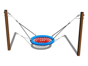 Chain swing Nest MINI RH160KB - Brown (f.h. 1 m)