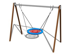 Chain swing Nest - Brown (f.h. 1,5 m)