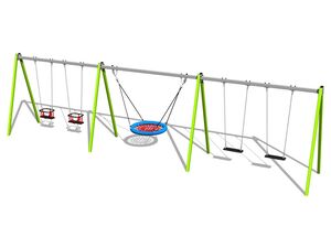 Fivefold chain swing - metal (f.h. 1,5 m)