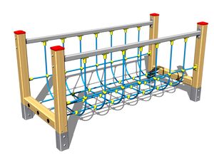 Rope bridge LL102D  (f.h. 1 m)