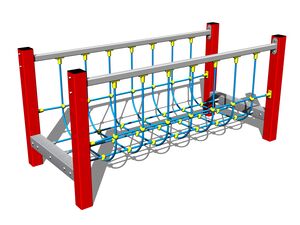 Rope bridge LL102K - metal (f.h. 1 m)