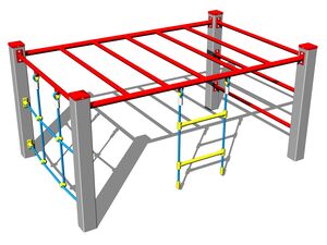 Climbing set SS411KS - silver