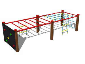 Climbing set SS605KW - brown