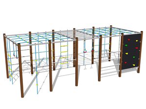 Climbing set - brown