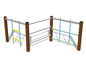 Climbing set - brown