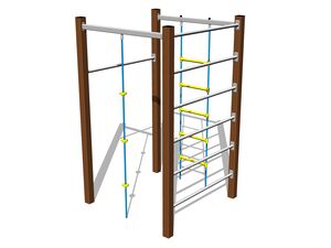 Climbing set - brown