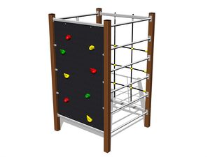 Climbing set - brown