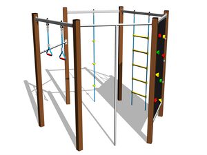Climbing set - metal