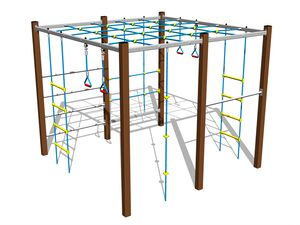 Climbing set - brown