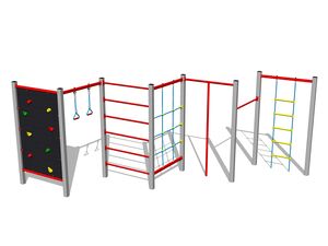 Climbing set - silver