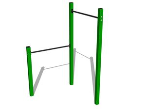 Street workout set - green