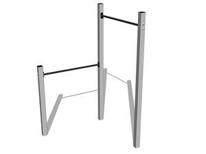 Street workout set WS8001SD - silver