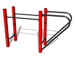 Street workout set - red