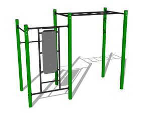 Street workout set - green