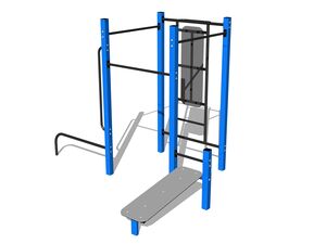 Street workout set WS8014BD - blue