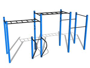 Street workout set - blue