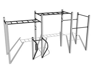 Street workout set - silver