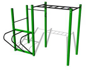 Street workout set - green