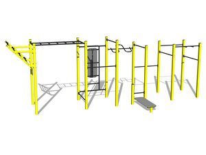 Street workout set - yellow