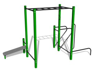 Street workout set WS8024GD - green
