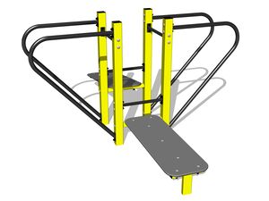 Street workout set WS8027YD - yellow